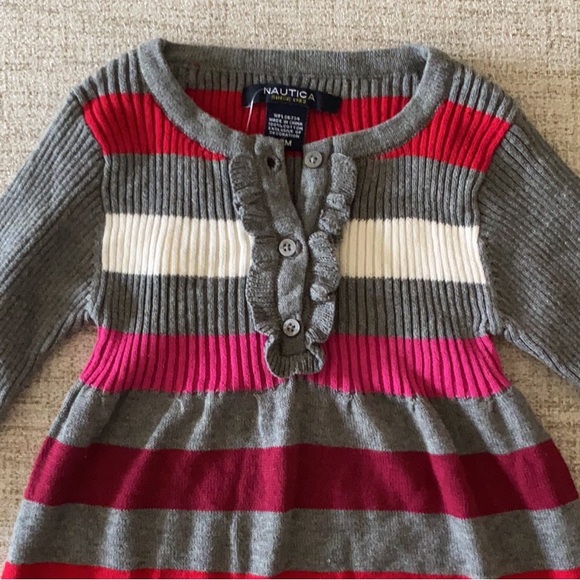 nautica knit dress set with bottoms 18 months - Picture 4 of 11